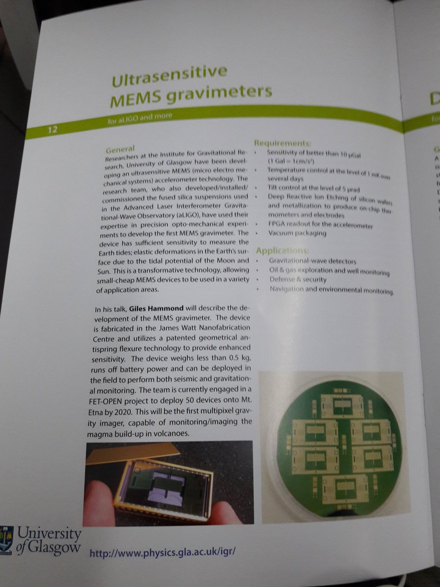 GilesHammond2's tweet photo. wee-g MENS gravimeter at the QT showcase and Astroparticle Physics European Consortium meeting #uogphys #IGR  #newtong https://t.co/6nbWzkfeh7