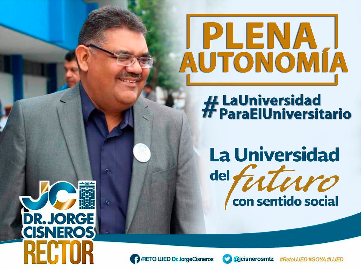 jcisnerosmtz's tweet photo. Muy pronto nuestra máxima casa de estudios contará con plena autonomía.
La Universidad será de los universitarios.
#MiVotoSinLínea❌
#CISNEROSRECTOR👨🏽‍⚕️
#UniversidadSinViolencia✔️ https://t.co/G8nWlwSRkB