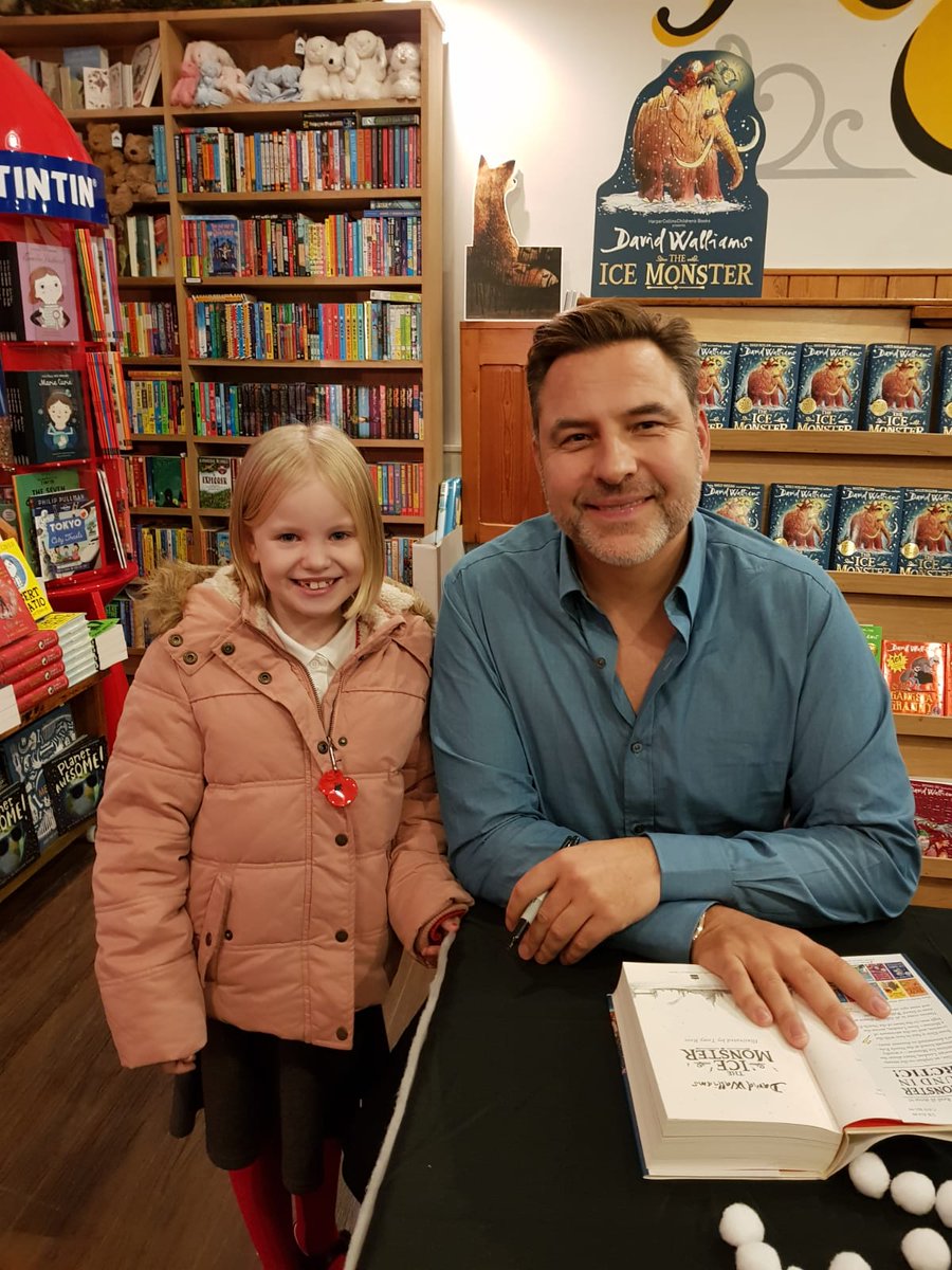 ONEIL76's tweet image. I'd like to say a huge thank you to Mr @davidwalliams for spending the time to sign my daughter's copy of #TheIceMonster today at @ForumBooks. You made her birthday this weekend that bit more special.