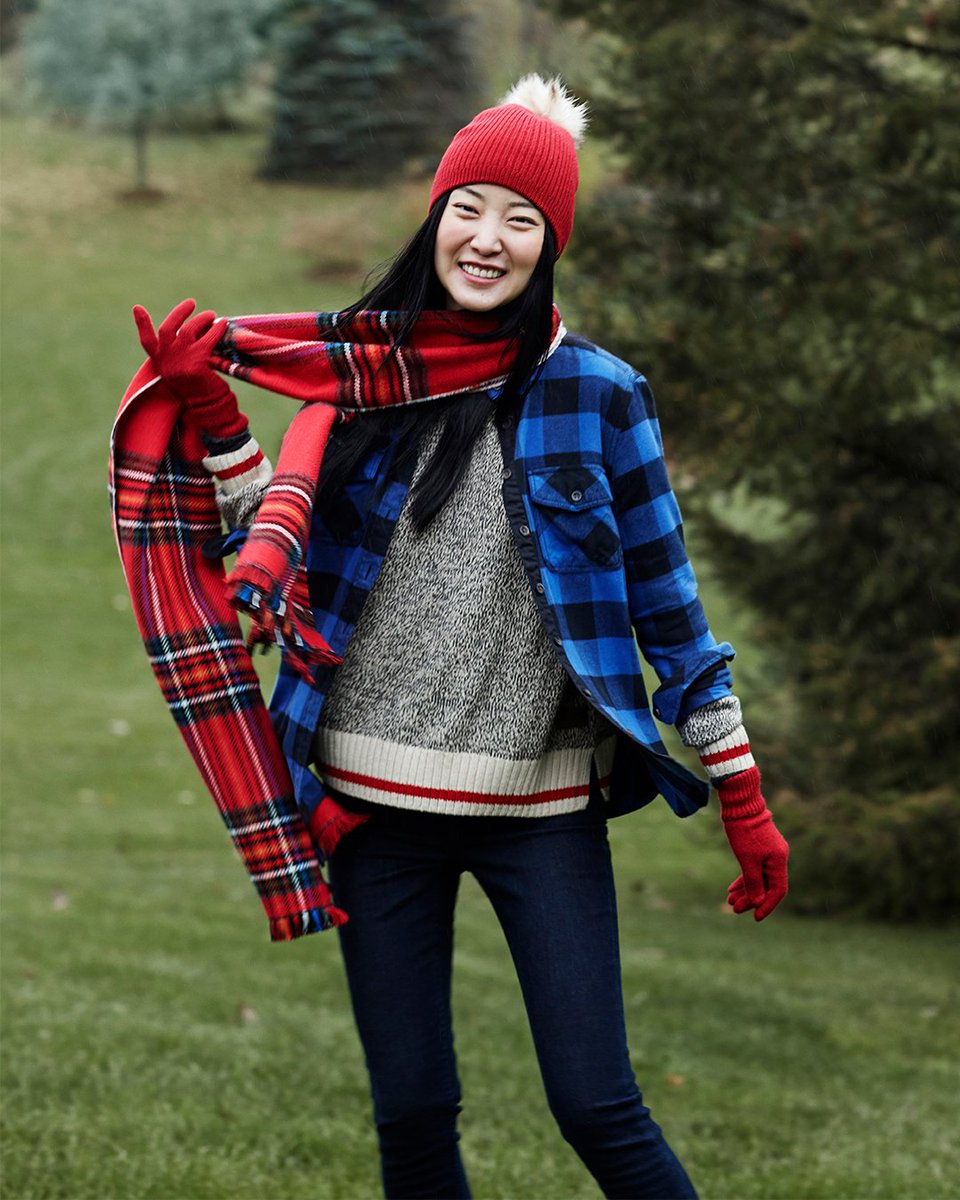 Plaid Scarf Roots Scarf Womens Roots Cabin Scarf 2025