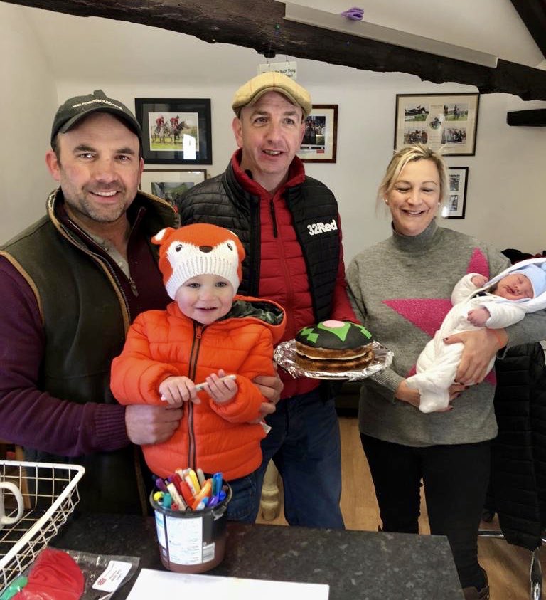 FOBRacing's tweet photo. Great to have ‘Team Strong Glance’ here this morning, including new arrival baby Jack. Oh and there was cake! #GreatFOBBakeOff https://t.co/kH8Cw4lWMN