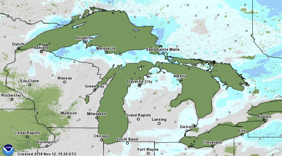 MichiganBests's tweet photo. Congratulations! Michigan has become the first state in the United States this season with 97%+ snow cover! https://t.co/VtDuW0wZQb
