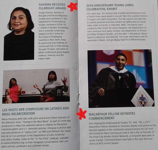 DePaulINT's tweet photo. INT students, alumni and faculty were featured numerous times in the Fall 2018 issue of Insights! #DePaul #DePaulLAS #DePaulINT #INTstudents #INTalum #INTfaculty #INTwrites #INTcreates #INTtravels #INTspeaks #INTsuccess https://t.co/XHwXV3vKku