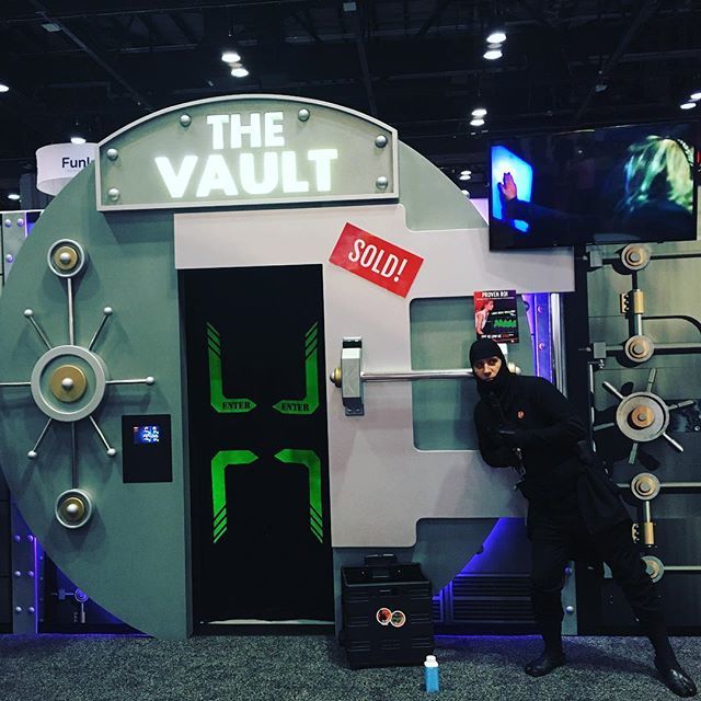 Funovation's tweet photo. Well that was quick! The #lasermazechallenge on the #iaapa18 show floor is sold! Congratulations to the proud new owners!
•
•
#lasermaze #funovation #lazermaze #sold #seriousfun #iae18 #florida #sunshinestate #feu #customers https://t.co/oBSp1zSTu7 https://t.co/oi7QIQQ4YK