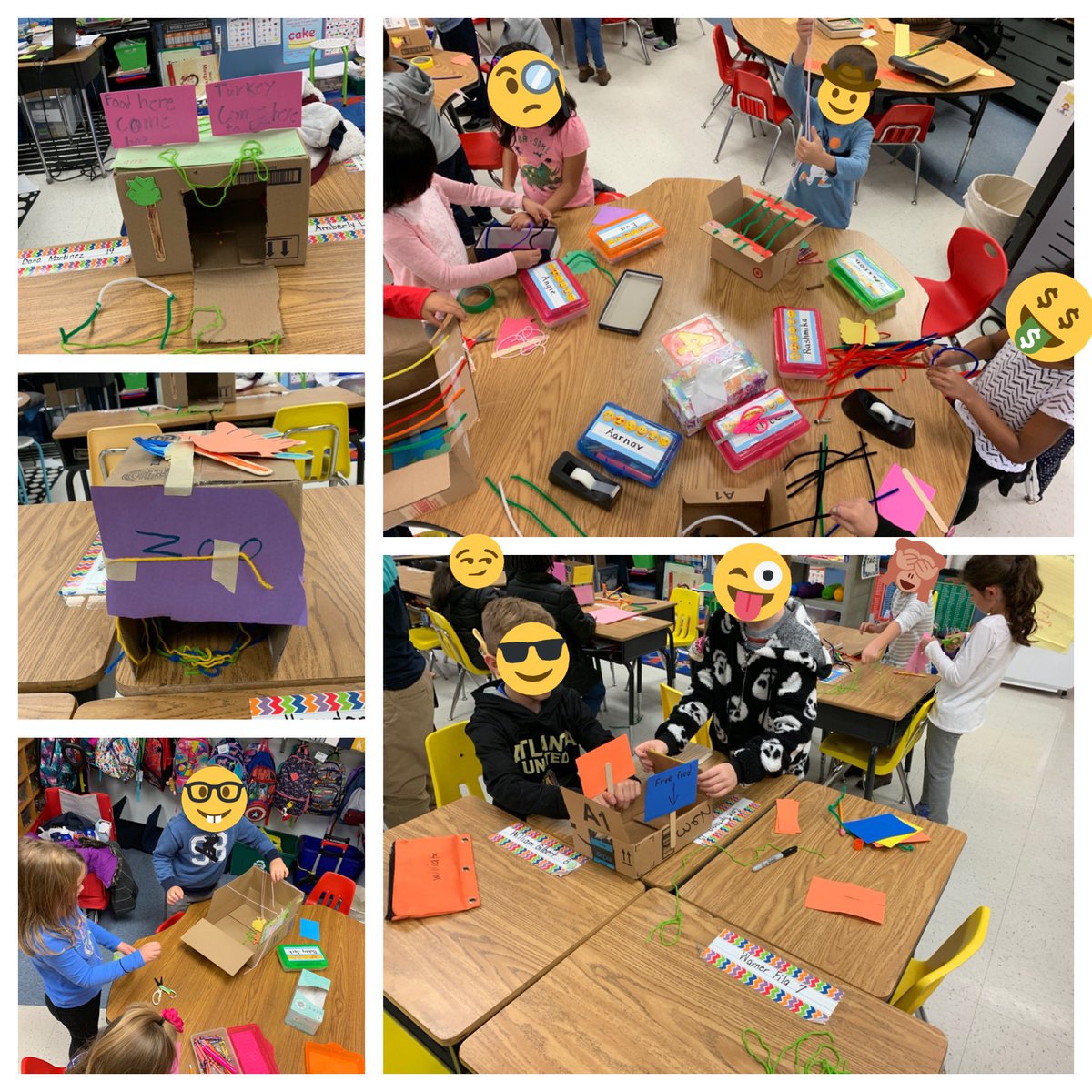 StapleTech's tweet photo. All the 🦃 looking to avoid their #Thanksgiving day fate had better watch out for our @HembreeSprings turkey traps!! @ksuiteach #designthinking #makermayhem https://t.co/yIF3qLjmZl