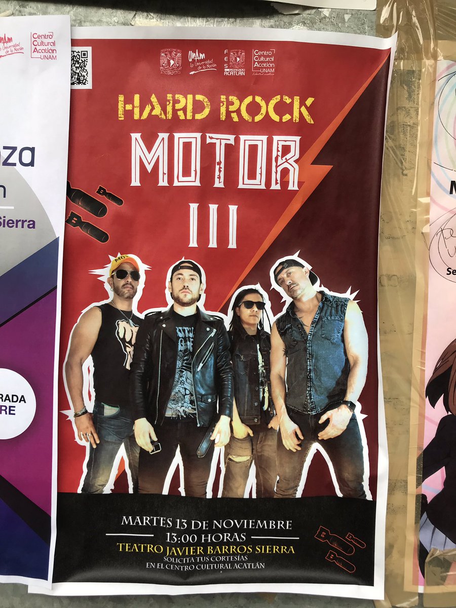 Motor (@motormx) on Twitter photo Banda ya estamos haciendo la prueba de sonido, los esperamos hoy a las 13:00hrs <a href="/FES_ACATLAN/">FES ACATLÁN - UNAM</a> #TeatroJavierBarriosSierra Banda ya estamos haciendo la prueba de sonido, los esperamos hoy a las 13:00hrs <a href="/FES_ACATLAN/">FES ACATLÁN - UNAM</a> #TeatroJavierBarriosSierra