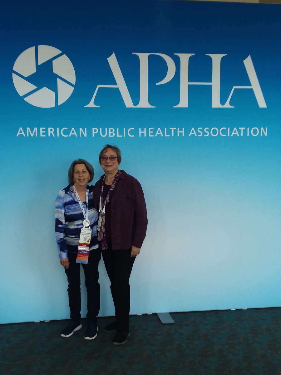 #apha2018  with Jane weintraub our Oral health section award recipient