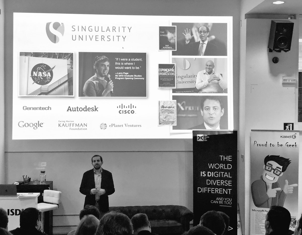 bbusinessbworld's tweet image. ‘Formar a los líderes del futuro para que afronten los desafíos de la humanidad’ objetivos de @singularityu

#ExponentialTransformation #ExO