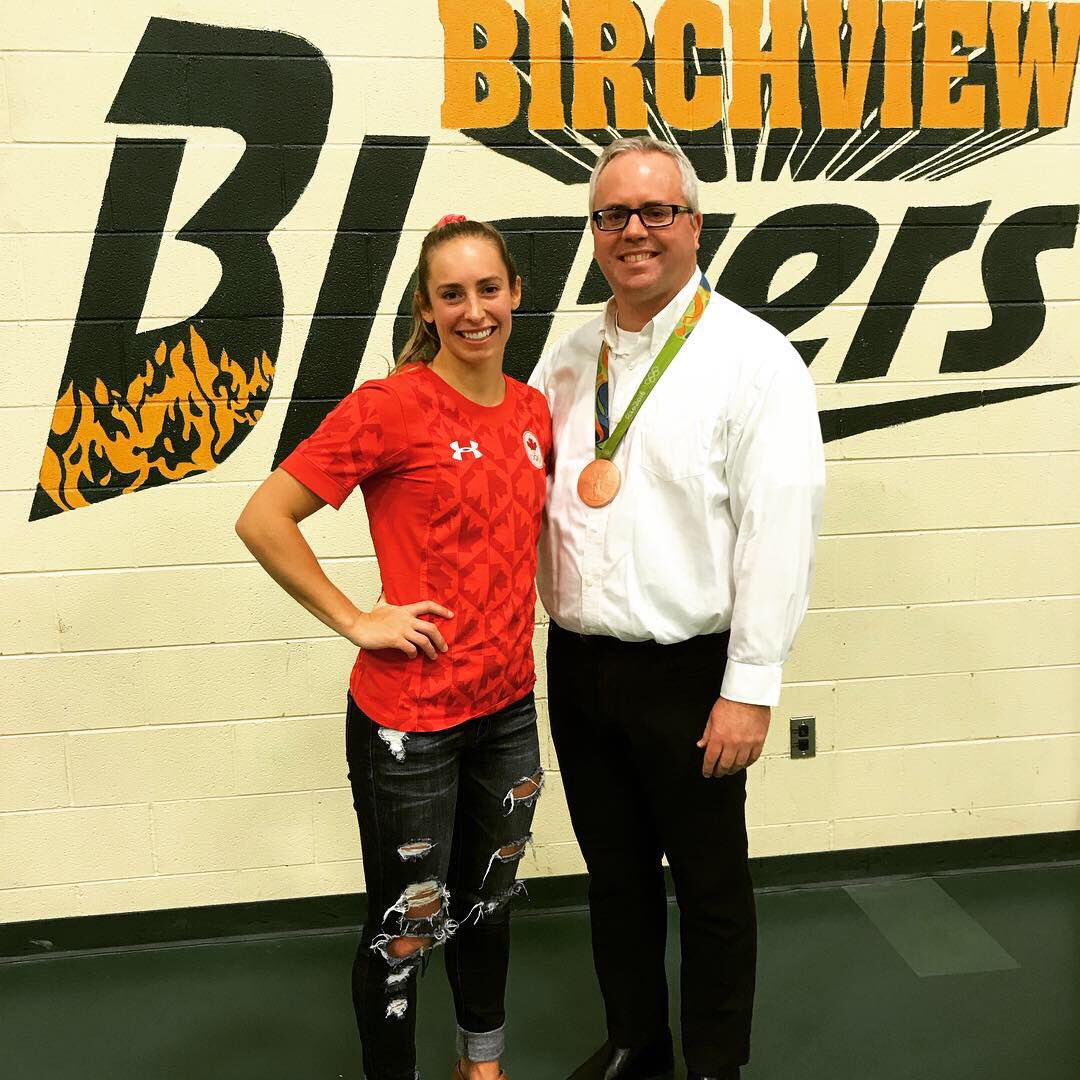 CTSCARSON's tweet photo. Cannot say enough about this young woman, &amp; her amazing message for our school this afternoon. A special thank you to @MeganLukan for a great presentation to our grades 4-8 students &amp; staff. Thank you so much, Megan! Awesome job! #cts #beyourbesteveryday @BirchviewDunes #thankyou https://t.co/1SCd17GaYL