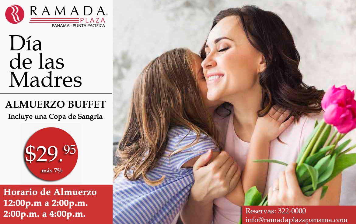RamadaPTY's tweet image. En #RamadaPlaza estamos listos para celebrar el día de las madres por todo lo alto. Sorpréndela el 8 de diciembre, con un Almuerzo Buffet en nuestro restaurante #Fontanella 

Horario de almuerzo
⏱12:00pm a 2:00pm
⏱2:00pm a 4:00pm
Reservas
☎️322-000
📧info@ramadaplazapanama.com