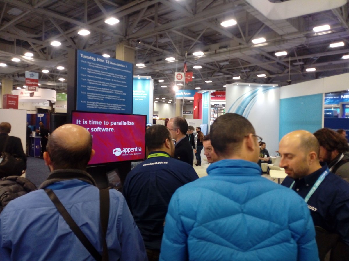 codee_com's tweet image. Talk and demo on #ParallwareTrainer with Oscar Hernandez from ORNL at the DoE Demostation 1 #2433. Come check it out! #SC18 #HPCInspires #MakeCodeParallel