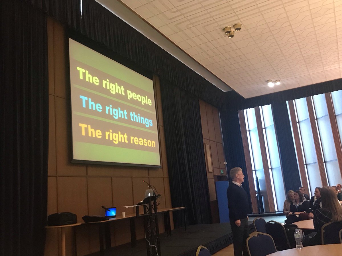 Inspirational keynote at our PEF conference today from @sirjohnfjones. Reminding us how teachers weave magic every day and can create hope for our children who need it most. The room was visibly moved and a few tears were shed #tacklingpoverty #itsSLC