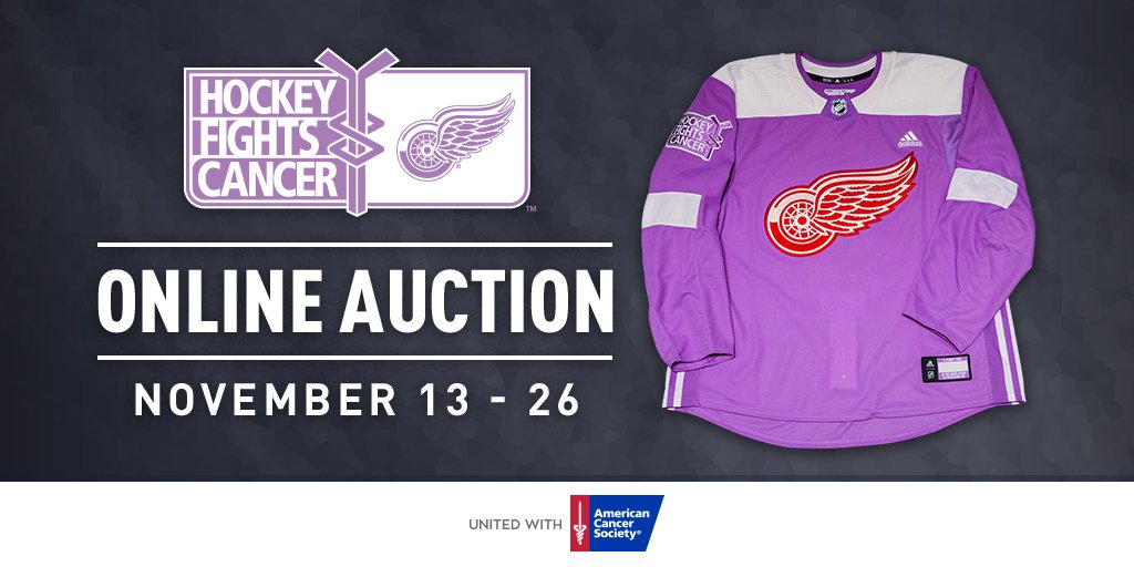 Detroit Red Wings on X: Our #HockeyFightsCancer auction