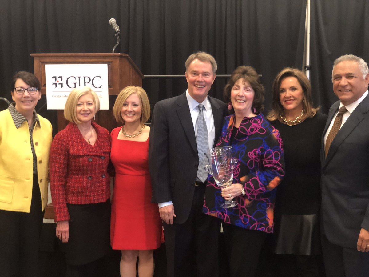 IndyMayorJoe's tweet image. Congratulations to @MarianneGlick1 on being named this year’s Charles L. Whistler awardee. She has made invaluable contributions to our city, strengthening the local arts community and improving the quality of life for area families. Thank you Marianne, for decades of service.