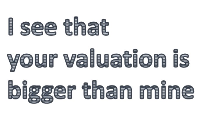 Valuation ain't nothin' but a number! Wise words from @CarstenBoers about valuation here: buff.ly/2B5eFDQ