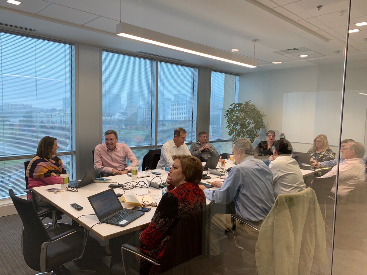 MThompsonCB's tweet image. Kicking off my visit with @CherryBekaert Charlotte office with Management Team meeting. #CEOOnTheGo #OneFirm #CharlotteNC