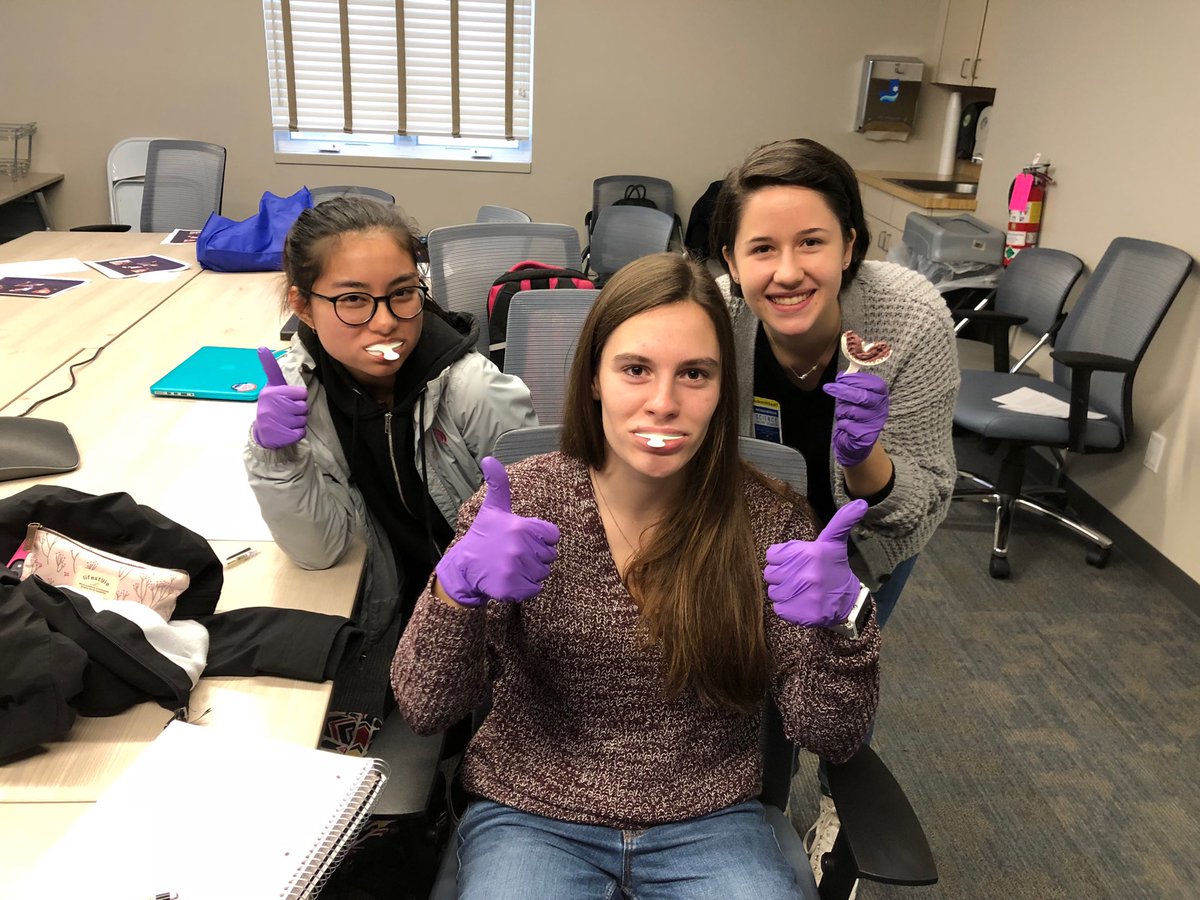 OHSFHCL's tweet photo. FHCL students learn to take dental impressions at Open Door!  ⁦@OssiningSchools⁩ ⁦@OssiningSup⁩ ⁦@OHSPrincipal3⁩ #OPride #FutureHealthcareLeaders https://t.co/sV3Zmxqiec
