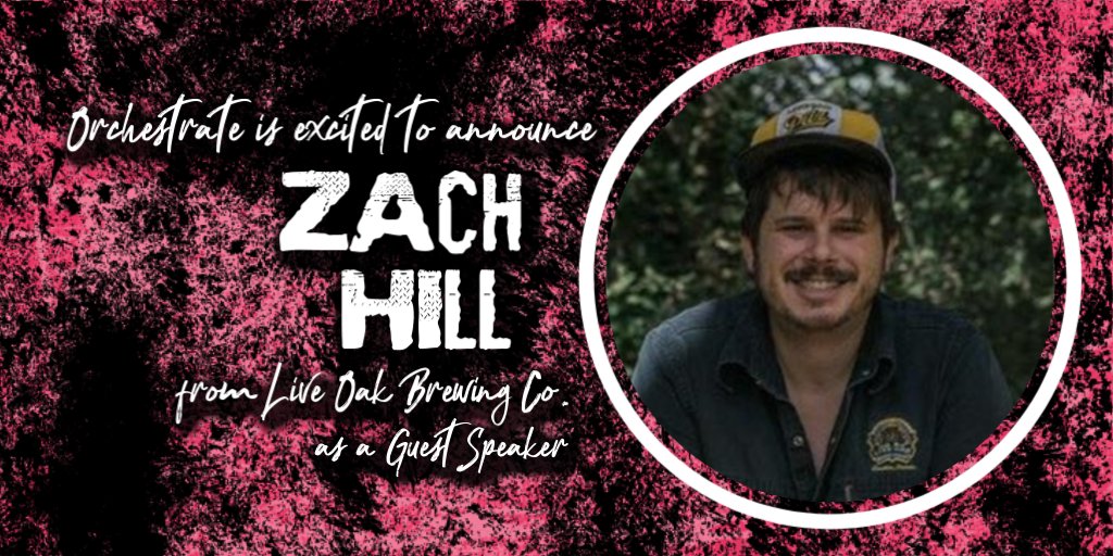We are excited to announce that Zach Hill from <a href="/LiveOakBrewing/">Live Oak Brewing Co.</a> will be joining us at Orchestrate 2019. Are you looking to learn more about Self-Distribution? Be sure to join Zach for his session during Orchestrate! Register now to #RockYourCraft! bit.ly/2zbqbvY