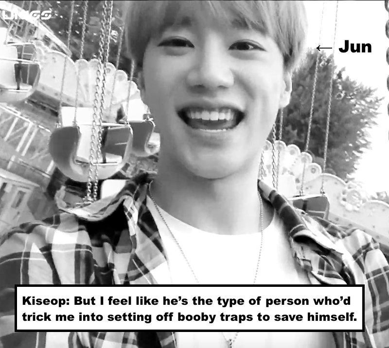 incorrectUKISS's tweet photo. Keeping Up With U-KISS | Episode 1 | JunSeop Go To The Fair.

Staff: Kiseop, why are you so against going into the haunted house with Jun? https://t.co/OqUBbHWy8n