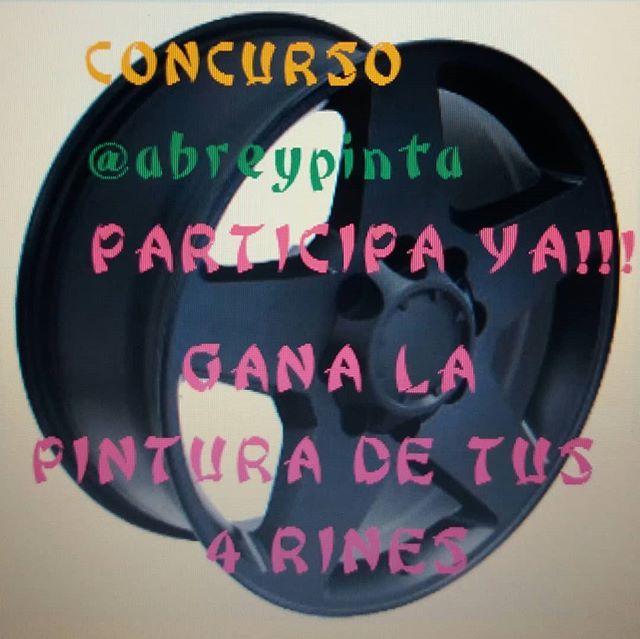 abreypinta's tweet photo. ¡CONCURSO! Por la aplicación de pintura electrostatica de tus rines, ¿Que debes Hacer? !Lee Bien la publicación!

1. Debes seguir la cuenta @abreypinta

2. Darle Like a esta Publicación

3. Comenta  esta publicación usando la etiqueta #concursoabreypinta… https://t.co/JQR2pnbxIP https://t.co/vLdOuk6w1o