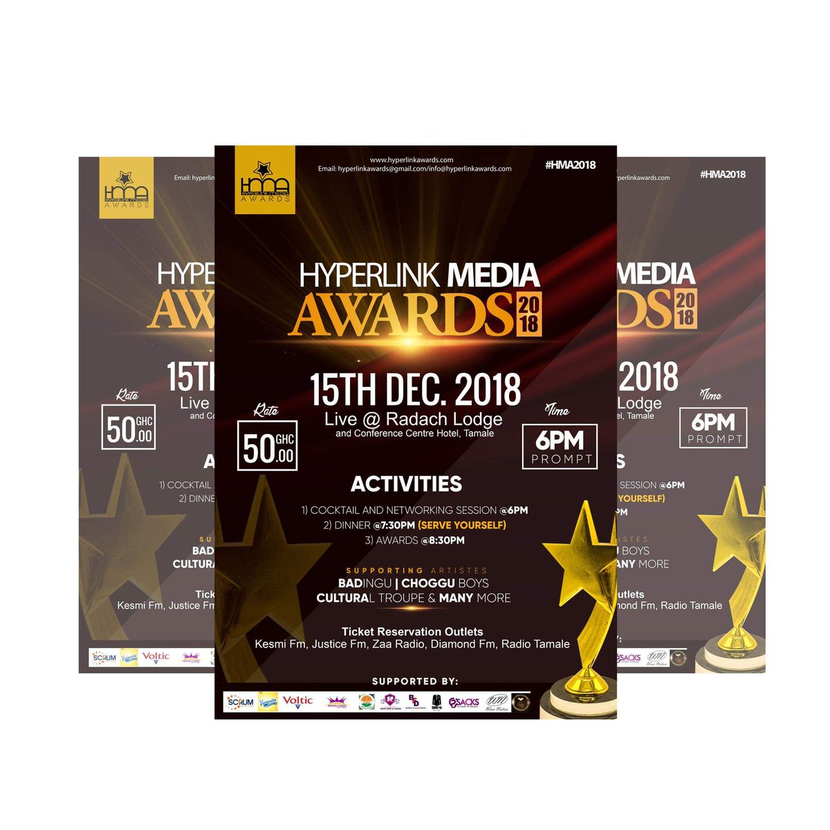 HyperlinkAwards's tweet image. Let's make history together! Grab your ticket now! #HyperlinkMediaAwards #HMA2018. @ARNOLDMASHUD @DjGadda973 @temafada123 @KESMI_FM @wunpini_fm @Joy997FM @HyperLinkGH