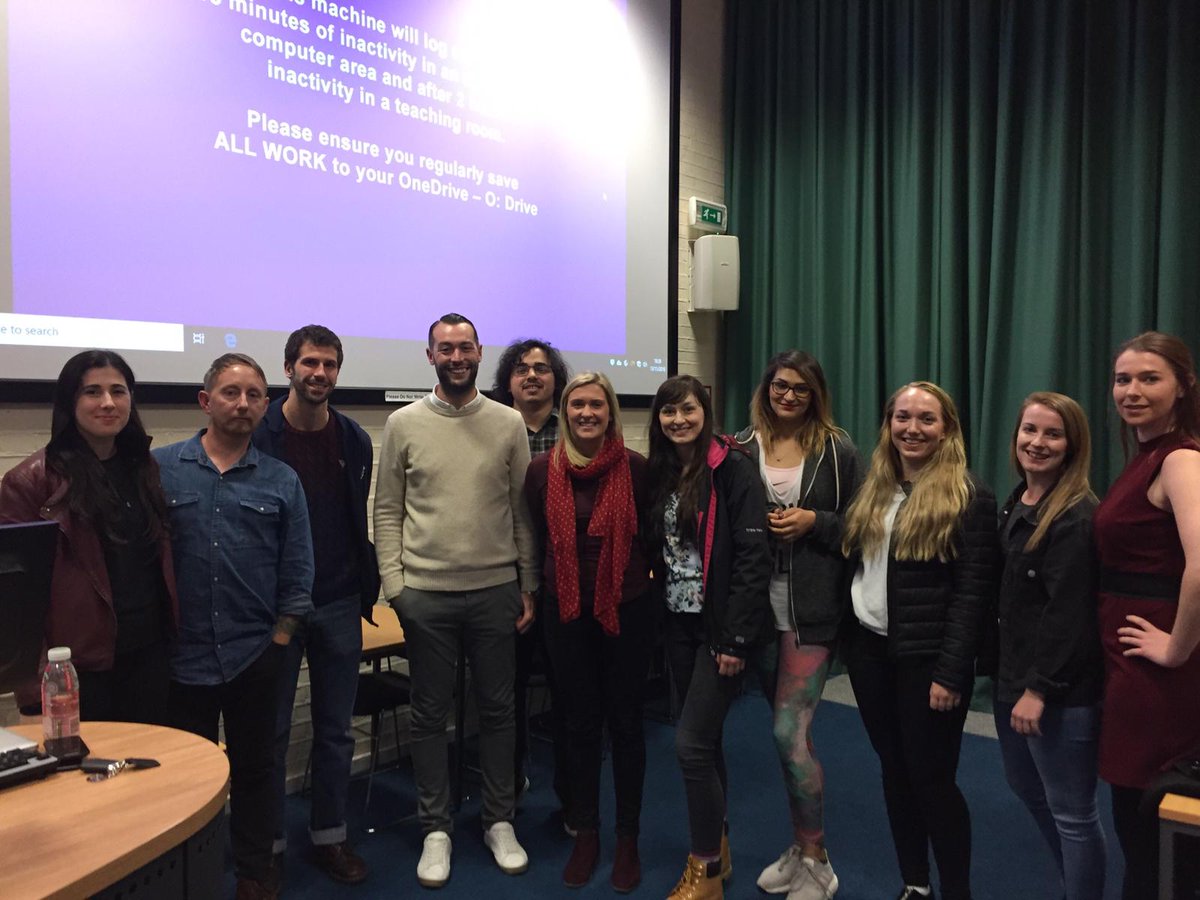 An amazing evening at @uniofbrighton @UoBriPhysioSoc . Thank you SO much to Physiotherapist Adam Johnson at @OfficialBHAFC. What an inspirational talk about sports physiotherapy, research and Hamstring Injury prevention. Loved every minute. #physiotherapy #physiotherapystudent