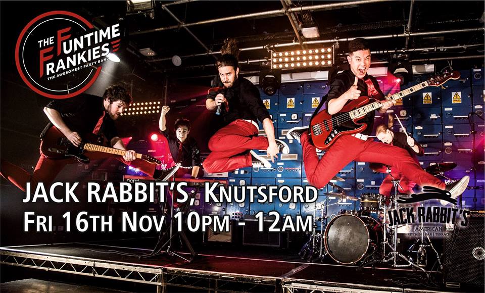 LIVE MUSIC HERE EVERY FRIDAY! This week we've got pure live energy from fabulous <a href="/FuntimeFrankies/">The Funtime Frankies</a> 10pm to midnight - tables tend to sell out so call 01565 755335 or message us to book! To see our full line up go to bit.ly/BandNights #knutsford #knutsfordlife #knutsfordhour