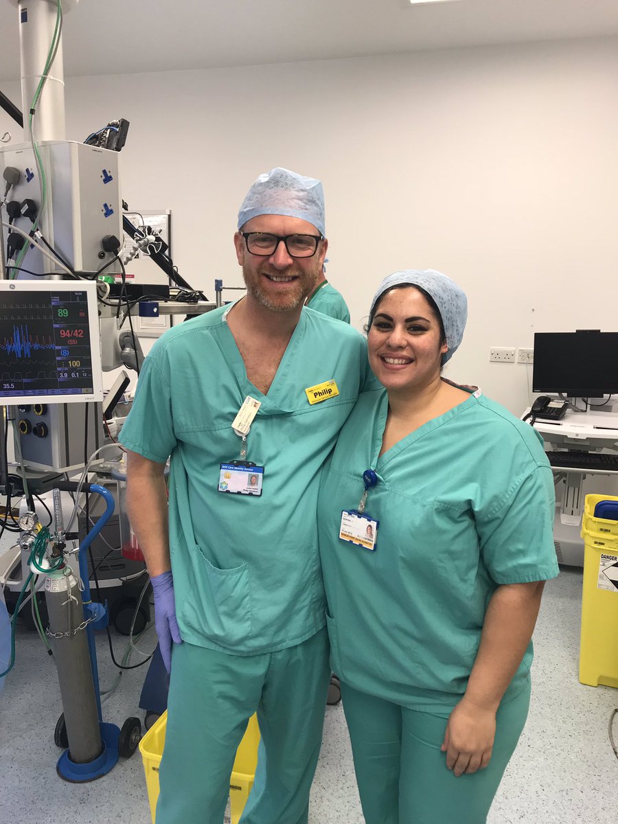 Phillip and Sophie just two of our brilliant theatre team @BartsHospital getting ready for #OperationLive <a href="/channel5_tv/">Channel 5</a> tonight 10pm