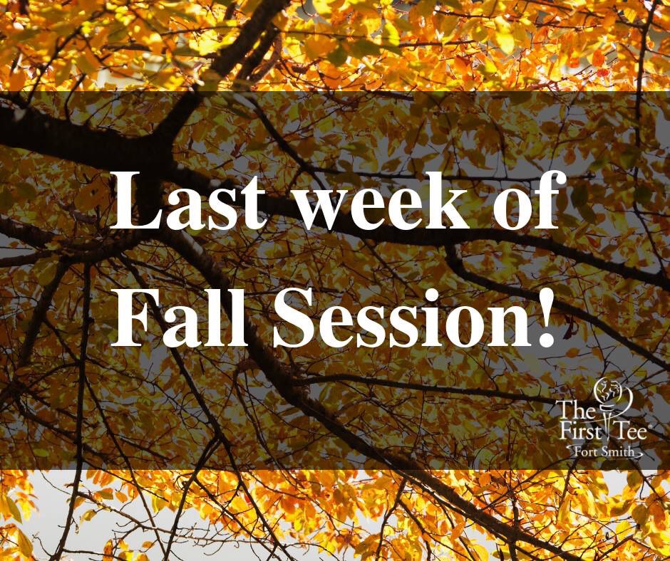 FirstTeeFSM's tweet image. Don’t miss the last week of our Fall After School Session! #tftfs #NineCoreValues #goodgolfersbetterpeople