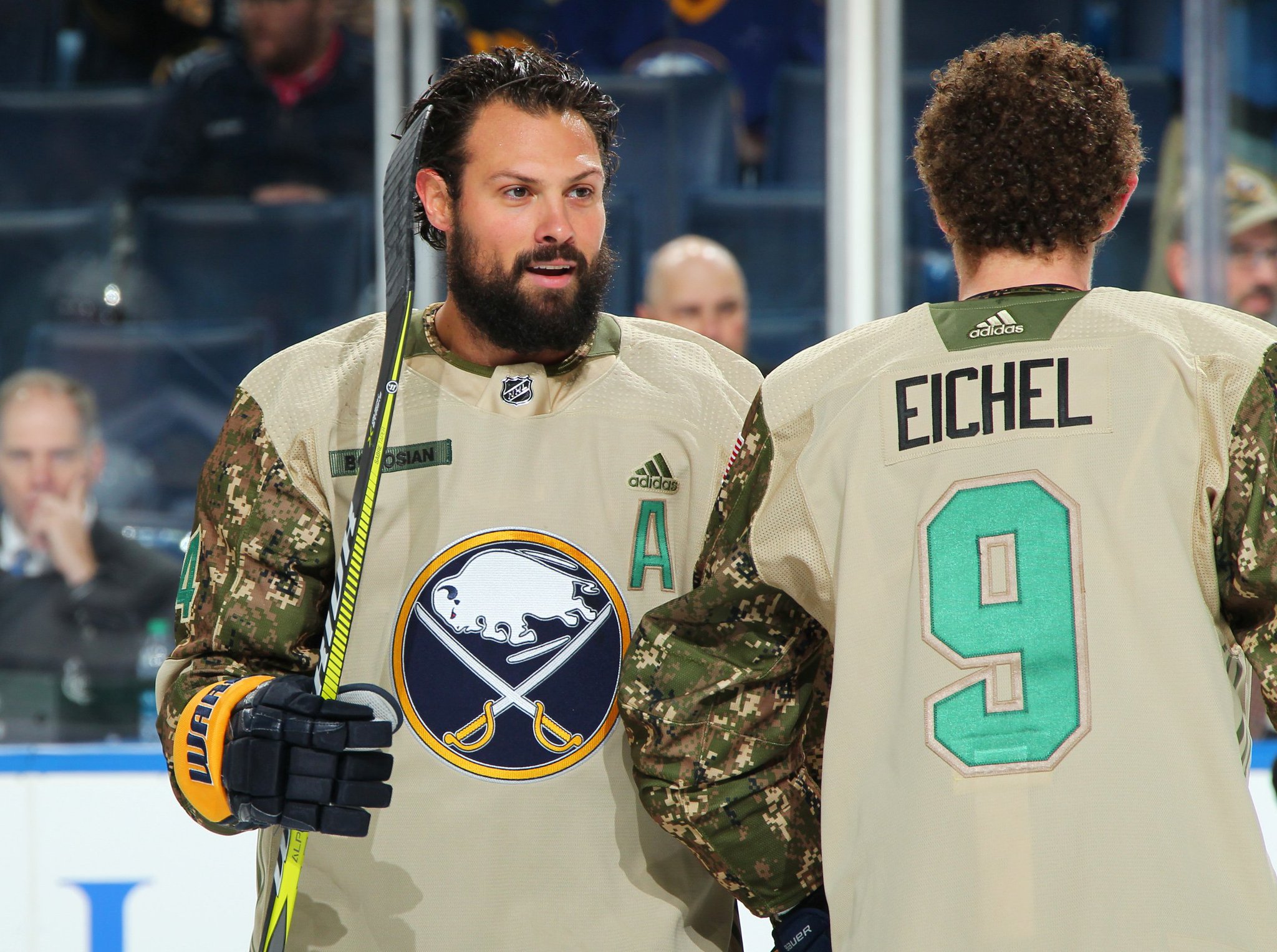 sabres camo jerseys