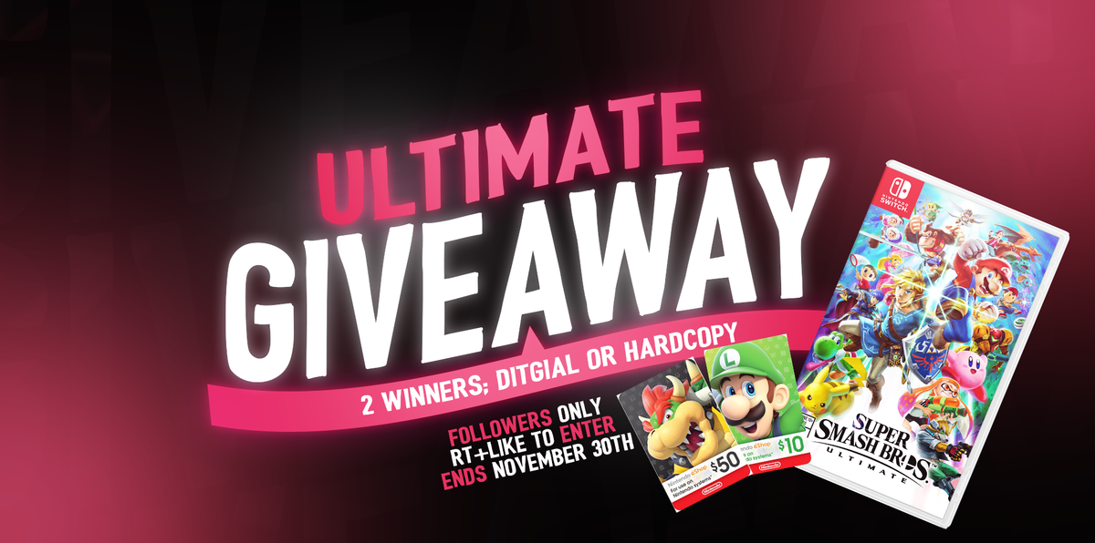 crysteI's tweet image. Under a month, Smash Bros Ultimate will be released. I decided to host a giveaway to my followers for a chance to win $60 Nintendo Eshop card or a hardcopy. 2 winners will be chosen

-Must be following
-Rt+Like to enter
-No bots or giveaway accounts
-Ends November 30th

Goodluck!