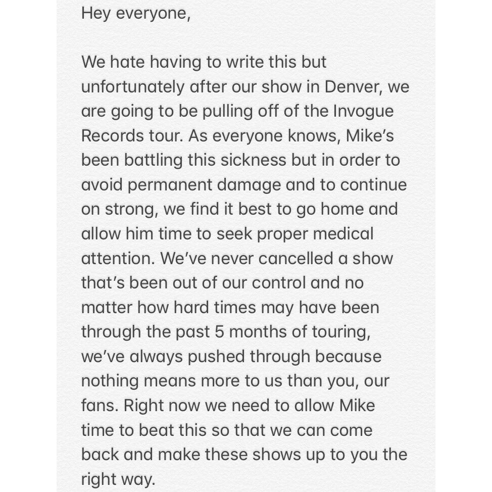 boysoffallband's tweet photo. Statement regarding tour ❤️ https://t.co/LBznmgYfYL