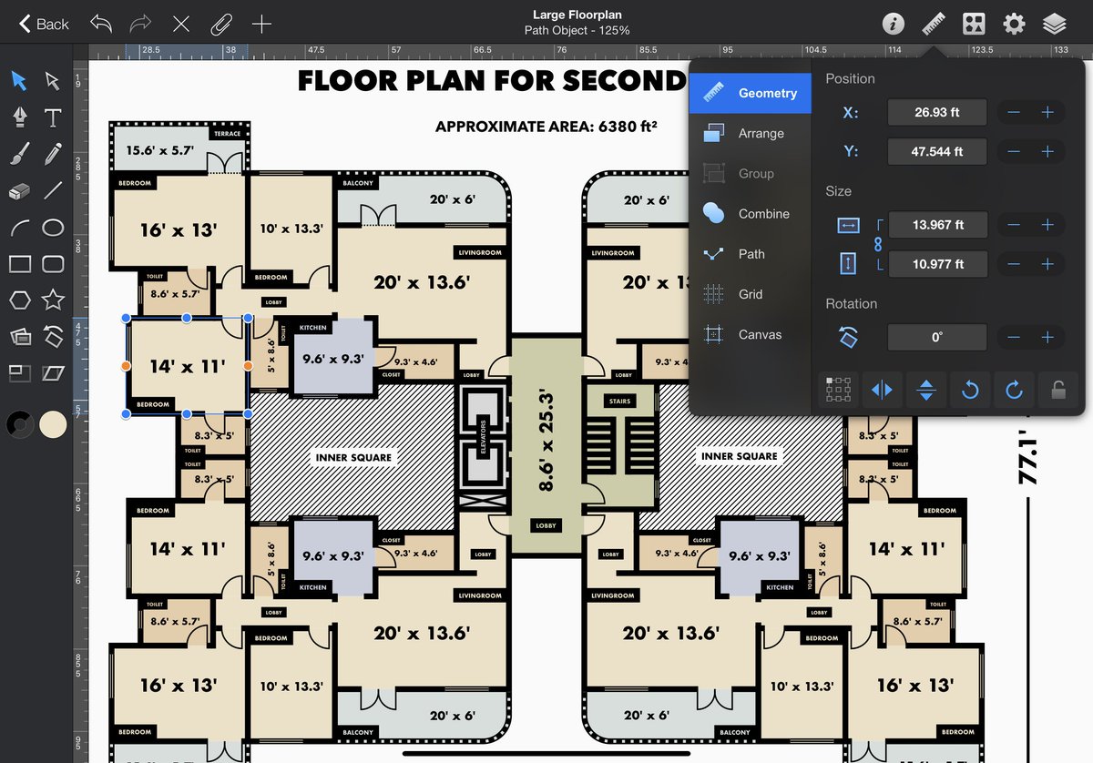 Graphic 3.5.1 is now live on the <a href="/AppStore/">App Store</a>!
itunes.apple.com/us/app/idraw/i…

Updated Geometry pane with [ – | + ] nudge buttons
'Flip' and ‘Rotate' canvas options
3 and 4-finger taps for undo / redo
'Rotate 90°’ buttons
Customize tap gestures for different actions