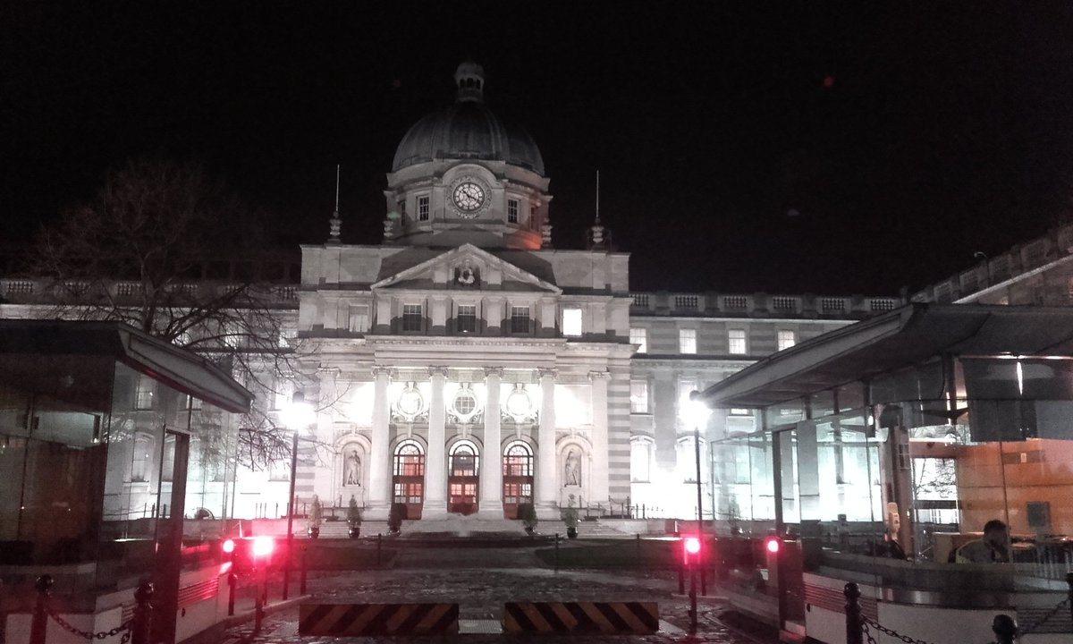 Jeggit's tweet photo. Dublin: Lights are on in the Department of the Taoiseach. The midnight oil is being burned tonight. #ReachingDistance https://t.co/wJ9M2amWsV