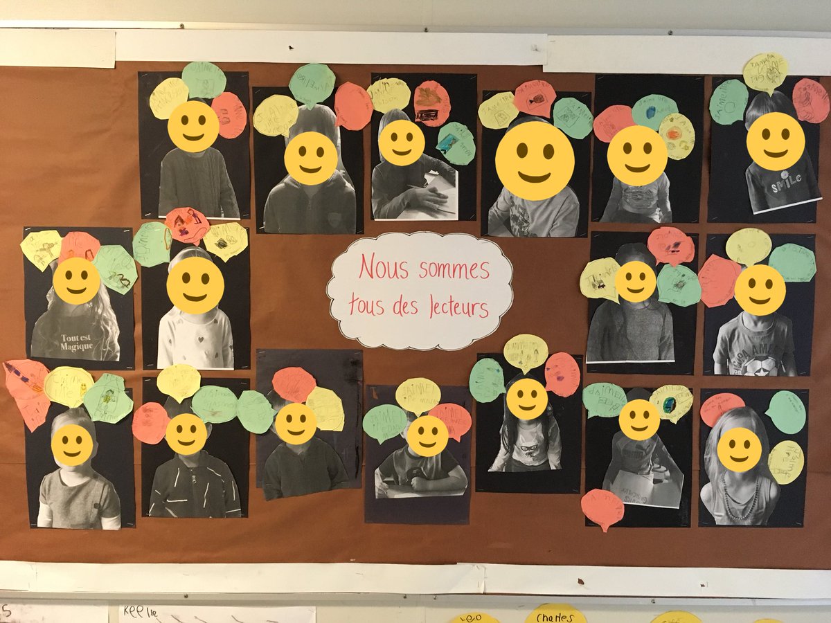 bourne_carrie's tweet image. On développe une identité de lecteur avec les maternelles de @david_harel @bridgebulldogs en parlant des livres qu’on aime, et où et avec qui on aime lire #sd38learn