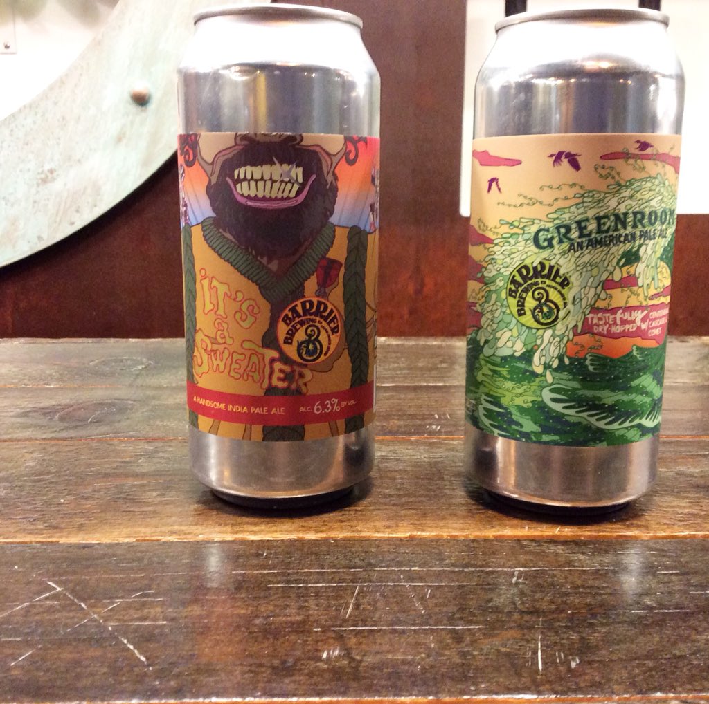 New 🍻 from <a href="/BarrierBrewing/">Barrier Brewing Co.</a>