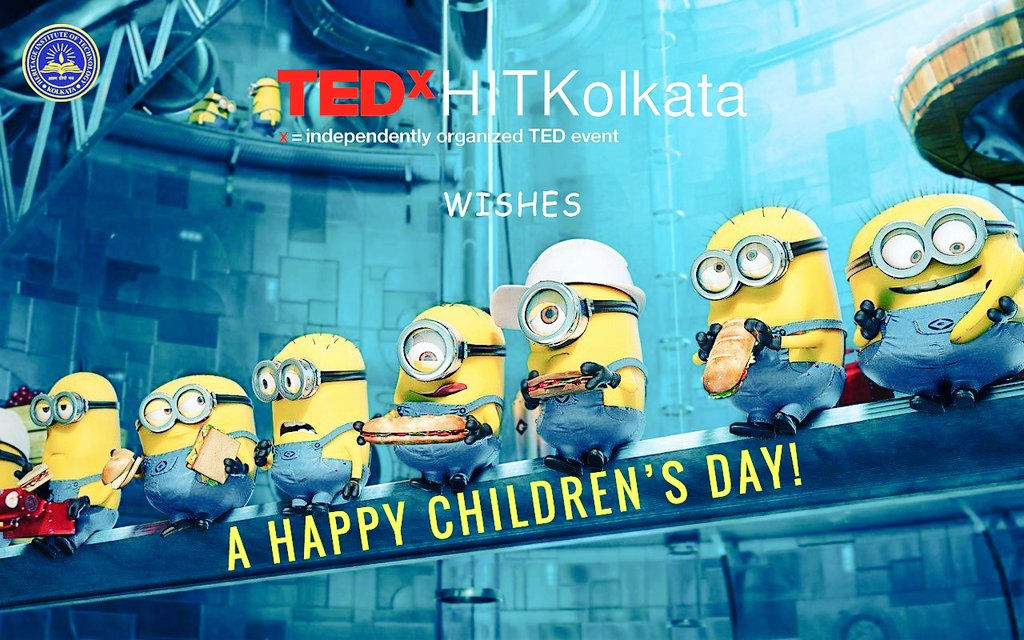 They are the budding stars waiting to shine bright,
With innocence silhouetted against their faces. 
This Children's day celebrate the child within.
.
.
.
#ChildrensDay #tedxhitk #TEDx #Minions
