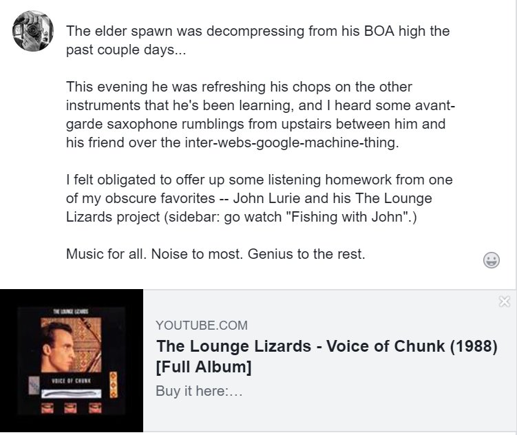 kenzik's tweet image. Influence with the new musical generation is paramount and alive in the household. @lurie_john - any sage words for the eldest as he explores the unknown?