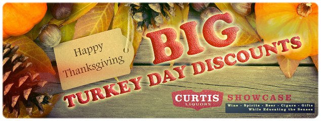 curtisliquors's tweet photo. GOBBLE UP THE SAVINGS!  Thanks to all who attended our 22nd Annual Fall Grand Wine Tasting! We sincerely appreciate all the support you have given Curtis liquors over the years! Have a great Thanksgiving!

https://t.co/pf4EaoDfH2 https://t.co/tK1pLmhATp