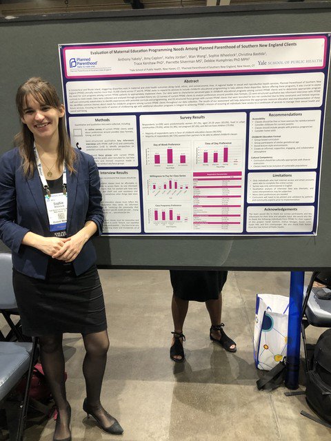 Thrilled to share my first-ever poster presentation at #APHA2018: 'Evaluation of Maternal Education Programming Needs Among Planned Parenthood of Southern New England Clients' @APHAMCH @APHAStudents @YaleSPH @PPSNE