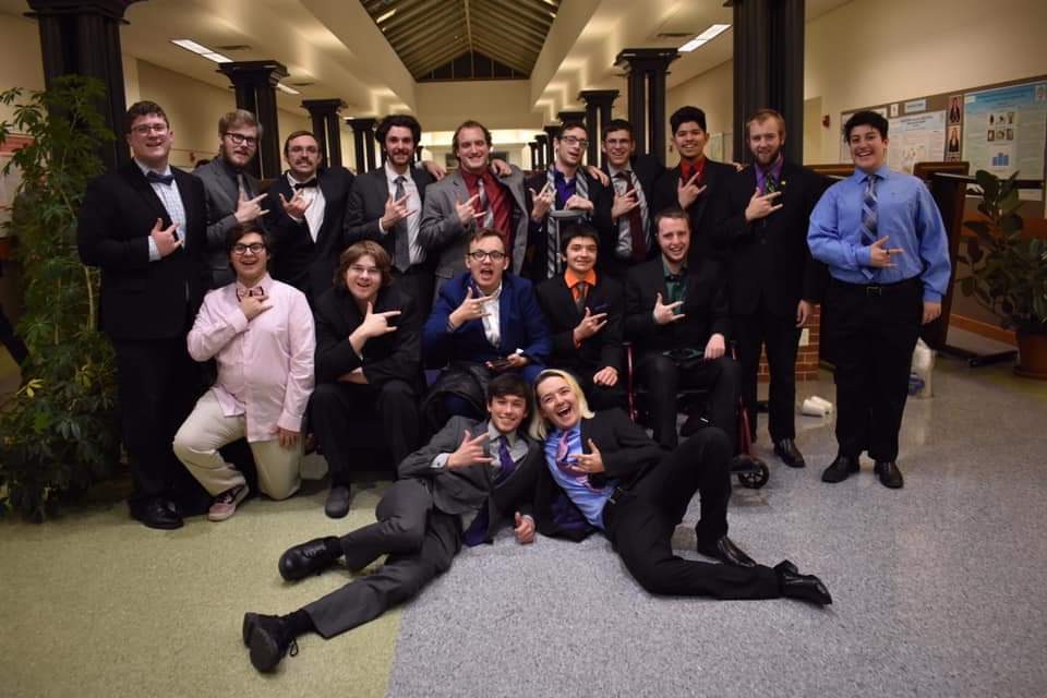 Welcome to our new initiates! Last Saturday we initiated seven new men into our bond, ZAX 💜💚💛