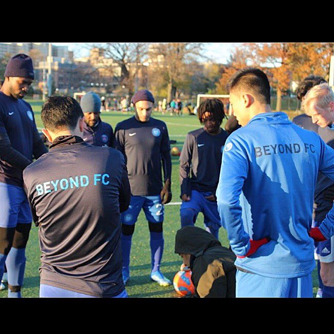 NYIntFC's tweet photo. Manager Ali (Pep) Reza talking Tic Tacs before Sundayβs cup win. Look at that laser focus from the players. Get him on Sky immediately!
@cosmoleague #cosmosoccerleague #nycsoccer #TacTics #CupWin #BeyondFC #WeAreBeyond #TheGreatestAmateurTeamInTheWorld https://t.co/925kIOF53F
