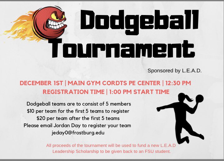 lead_FSU's tweet image. We're back! Sign your team up and win $50 cash prize!