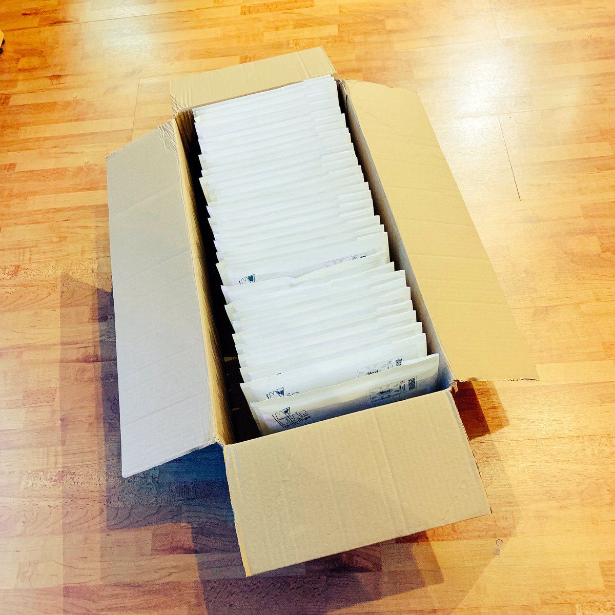 mydearecordings's tweet photo. Shipping @FosterRobin CD preorders tomorrow! 🔥 Packages made with love by @Clipsyder! https://t.co/2w4ejGN7xs
