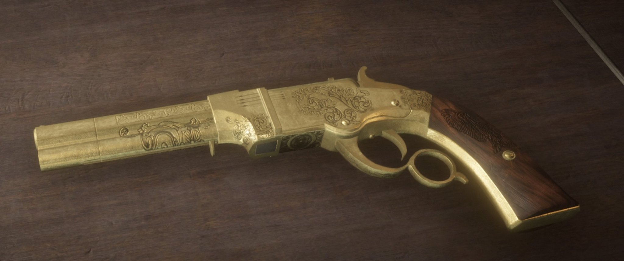 マディガン ベリック Ps4share レッドデッドリデンプション２ Rdr2 Reddeadredemption2 武器 黄金銃 モーゼルピストル 夢の黄金のモーゼルピストル二丁拳銃 これが出来るゲームってどれくらいあるのやら これで前作みたくフルオート出来たらそら