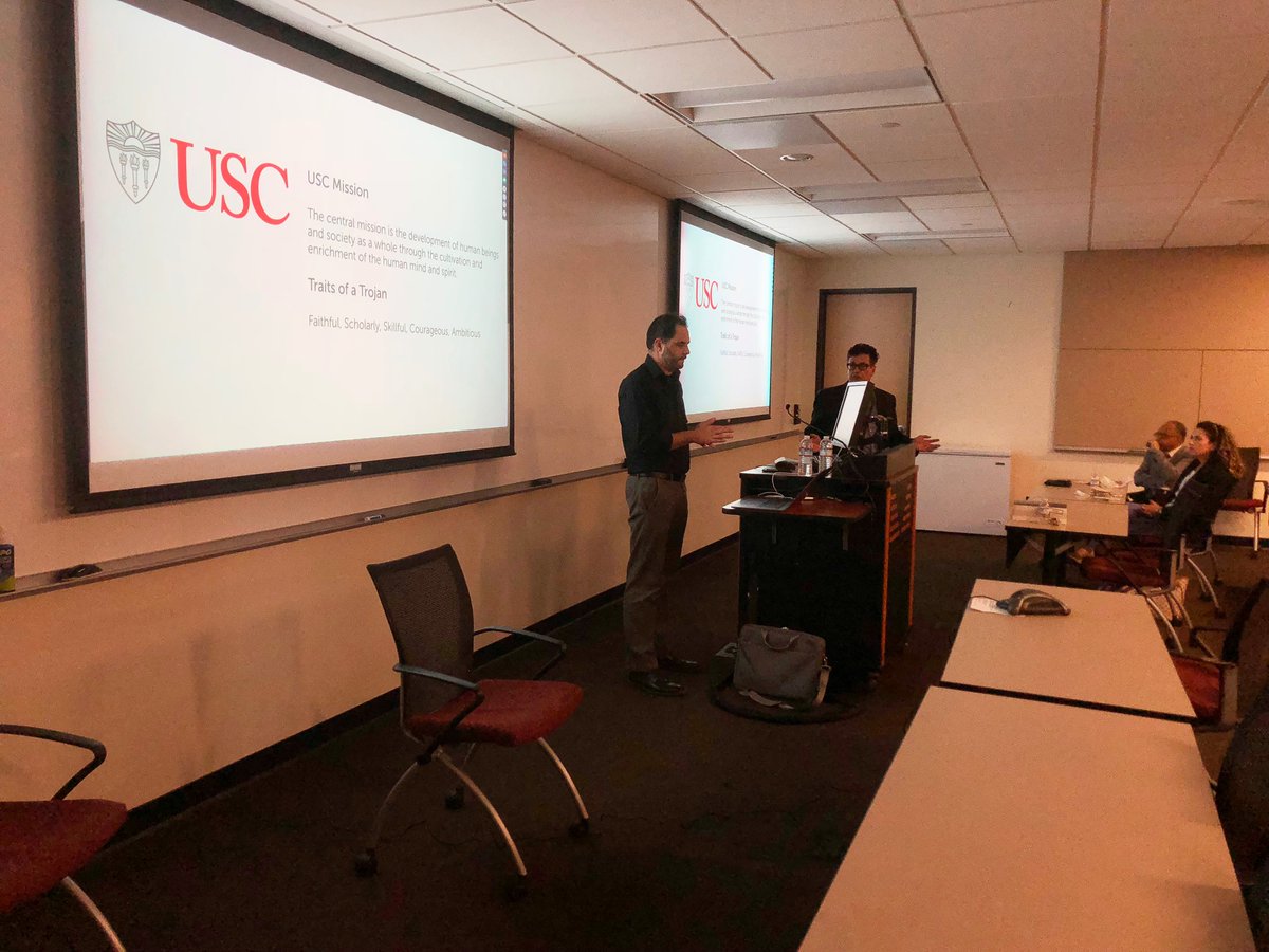 LinespaceStudio's tweet image. #Linespace partner, Clint Woesner was excited to share our design process of #USCVillage with the rest of the USC team when he joined Jon Soffa, university architect, at the #USC Capital Construction Development #presentation. #wayfinding #designstudio