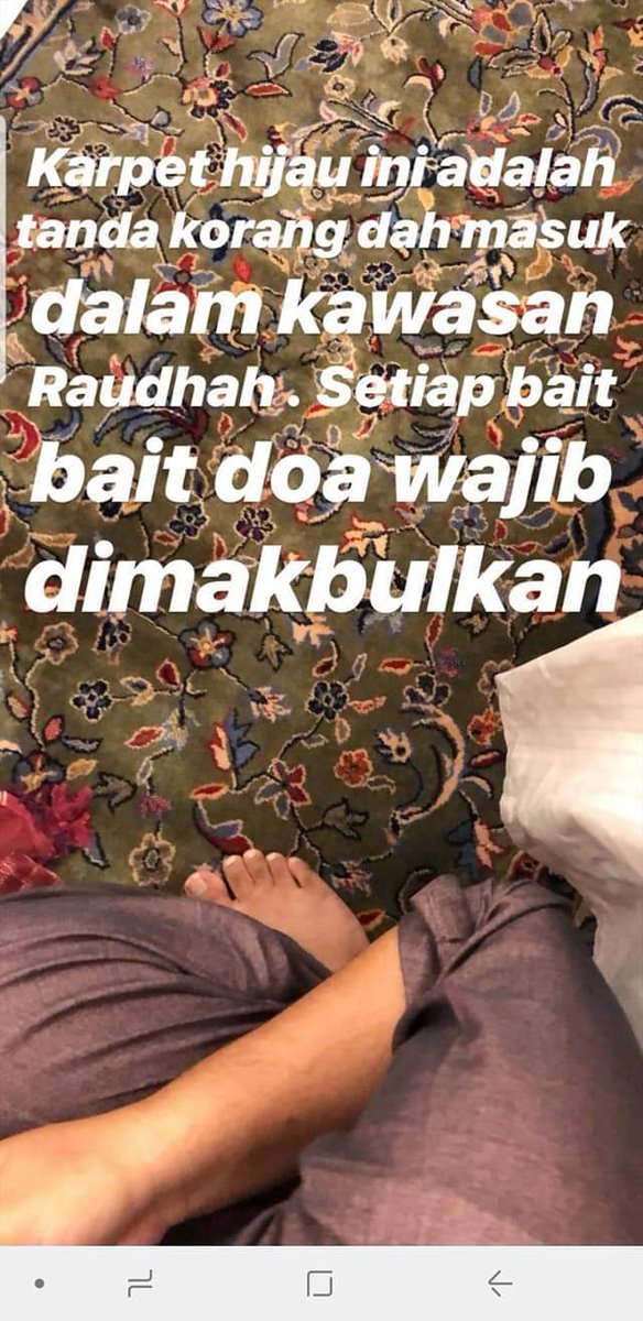 AmieyrulJoshua's tweet photo. Bahagianya tgk story ig pu amin, cara die cerita tentang tanah suci buat hati lagi tak sabar2 nak kesana.. 

Pu amin siap tunjuk detail kawasan mane nak solat, macam mane cara kalau nak solat dekat dgn imam, port mane yg patut rebut peluang utk solat dan berdoa.. https://t.co/VBpY0eo2wA
