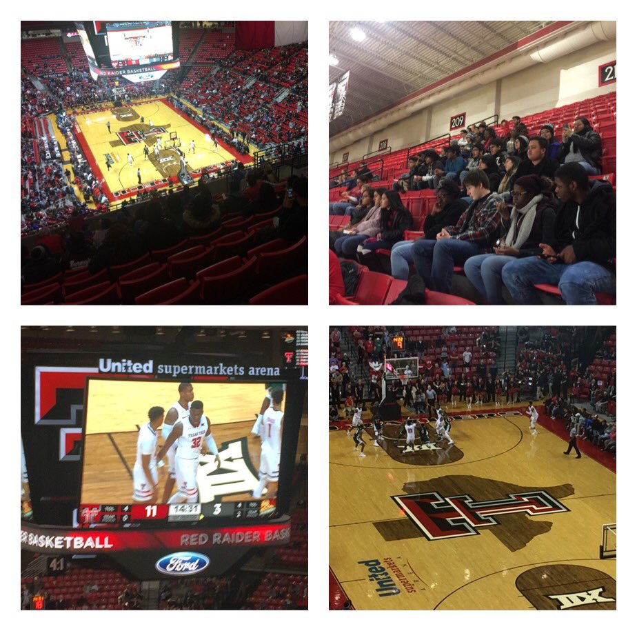 Great way to end day one of a #LHSAvid College Tour ⁦<a href="/TexasTechMBB/">Texas Tech Basketball</a>⁩