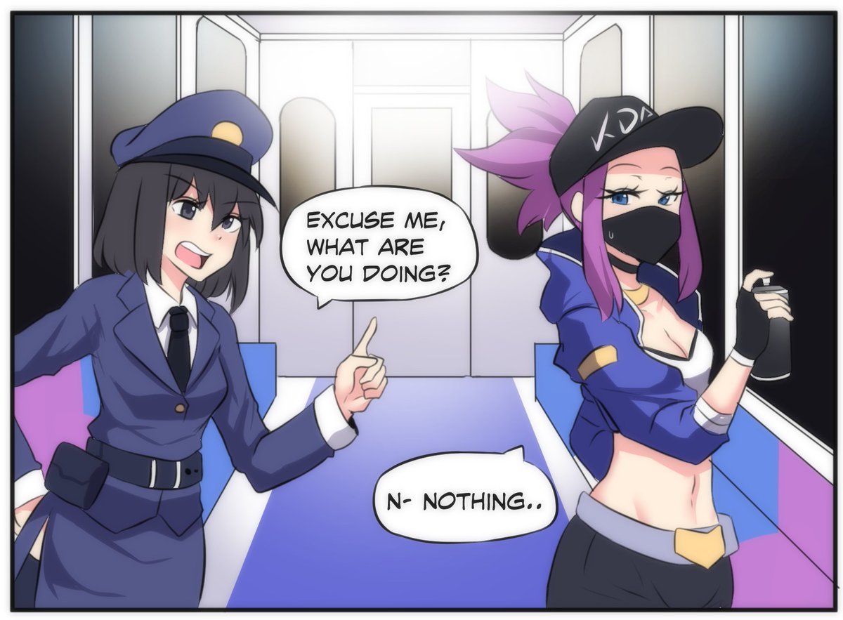 Merryweatherey's tweet photo. I wrote a comic about K/DA
@LeagueOfLegends #ArtOfLegends https://t.co/LzXzyj6wzr
