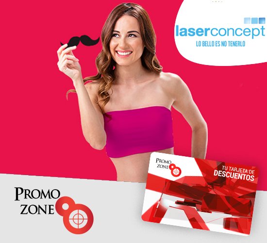 PromoZoneMex's tweet image. Ven a Laserconcept y al presentar tu Tarjeta #PromoZone $200 de descuento en compras mínimas a $1,500 válido adicional a la promoción del mes #UnMundoDeDescuentosParaTi